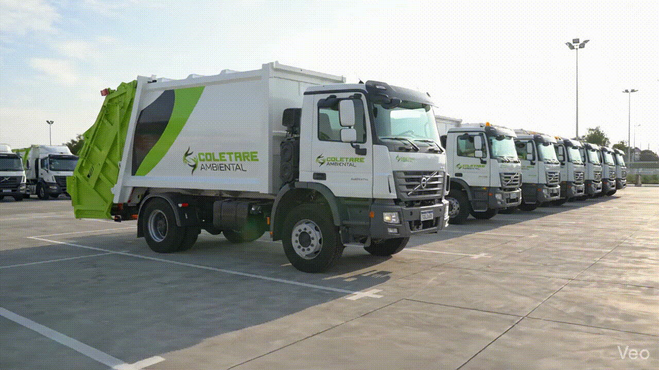 Caminhão da Coletare Ambiental